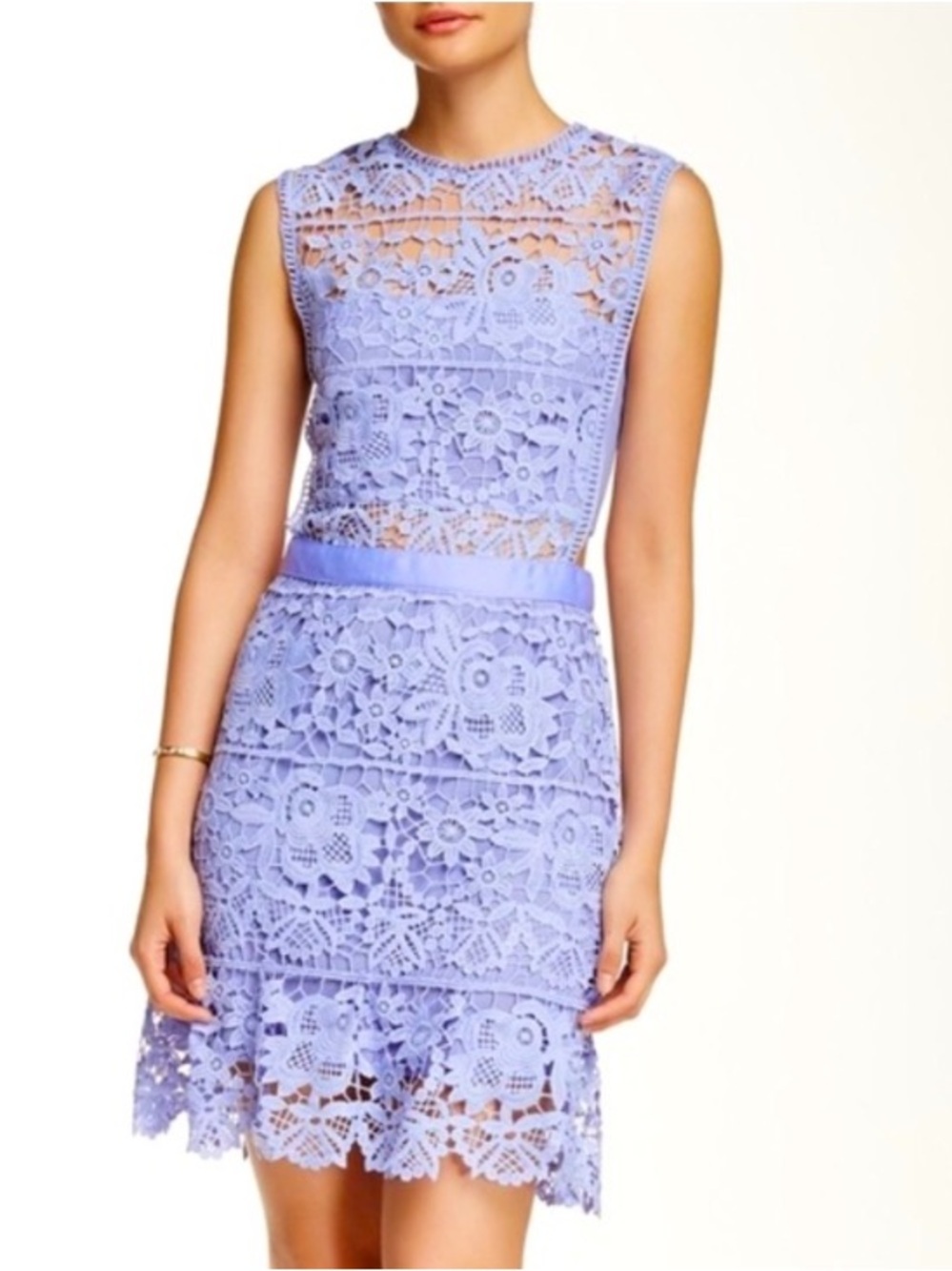 ROMEO & JULIET COUTURE LILAC LACE DRESS - Picture 2 of 13